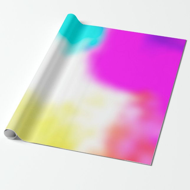 Papier Cadeau design graphique numérique flou arrière - plan tex (Déroulé)
