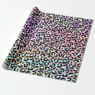 Papier Cadeau Design Iridescendant Leopard Series 6