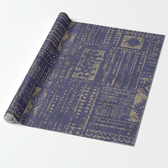 Papier Cadeau Design moderne abstrait, design de surface motif (Déroulé)