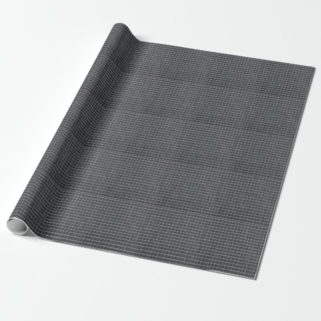 Papier Cadeau Design Tartan classique (Déroulé)