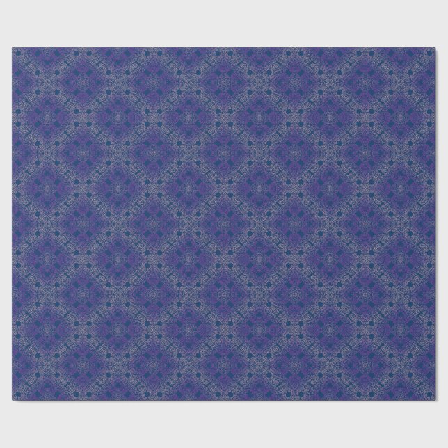 Papier Cadeau dessin arabesque violet fantaisie (Couture)