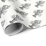 Papier Cadeau Dessin de homard vintage no 1<br><div class="desc">Homard vintage #1 Dessin Invitations et accessoires personnalisables avec une image stylisée vintage d'un homard. Vous pouvez facilement customiser ces produits en ajoutant des champs de texte, en supprimant des champs de texte existants, en modifiant des images de conception ou en ajoutant des images supplémentaires de votre choix. Vous pouvez...</div>