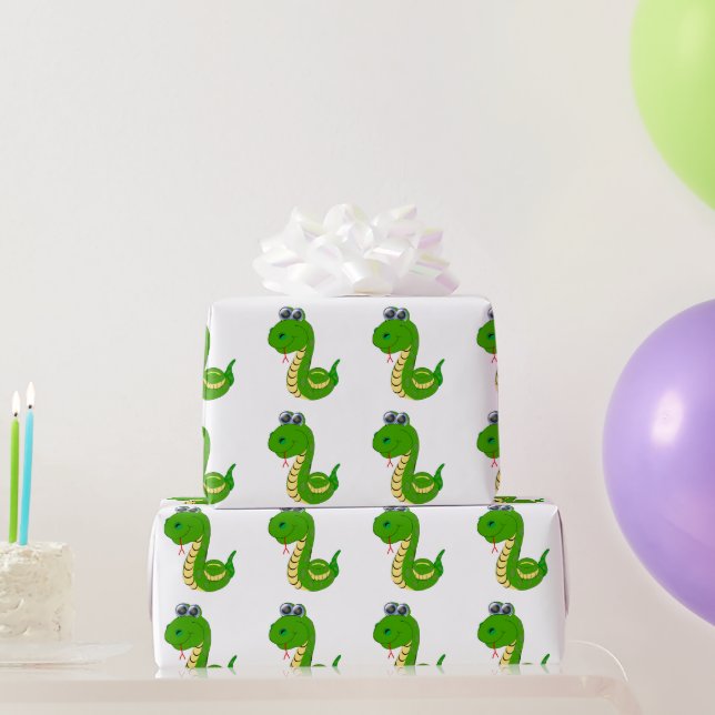 Papier Cadeau Dessin de serpent (Cadeaux de fête)