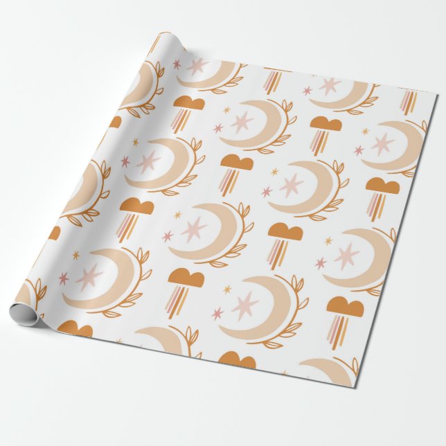 Papier Cadeau Dessin simple (Déroulé)