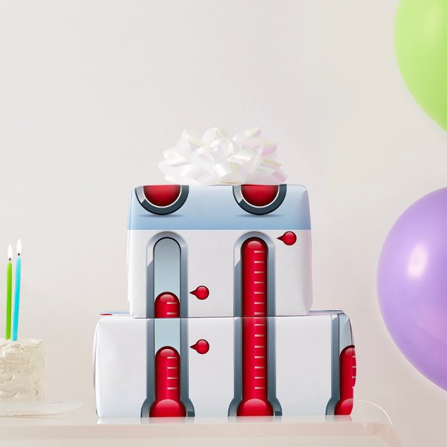 Papier Cadeau Deux thermomètres (Créateur téléchargé)