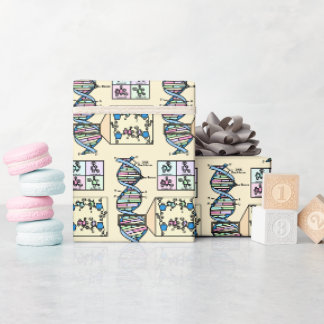 Papier Cadeau Diagramme d'ADN