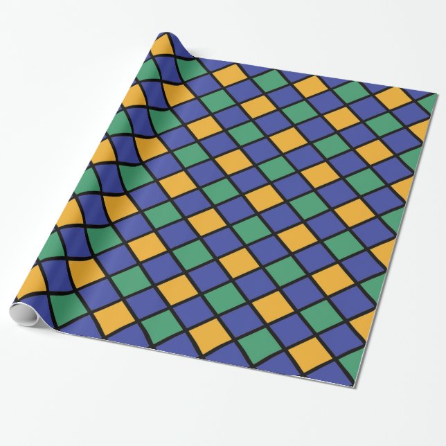 Papier Cadeau Diamant #84 (Déroulé)