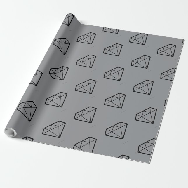Papier Cadeau Diamant éternel (Déroulé)