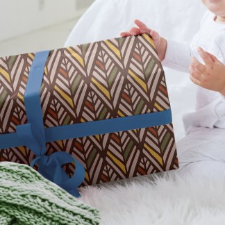 Papier Cadeau Diamant vintage Retro Mid Century Moderne