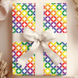 Papier Cadeau Diamants Arc-en-Ciel Chic Tendance<br><div class="desc">Ajoutez une touche de glamour à vos cadeaux avec ce papier d'emballage à diamants arc-en-ciel chic tendance. Avec son motif géométrique vibrant de diamants colorés, ce design est parfait pour les anniversaires, les célébrations ou toute occasion qui nécessite une touche d'éclat. L'esthétique moderne et les couleurs accrocheuses feront vraiment ressortir...</div>