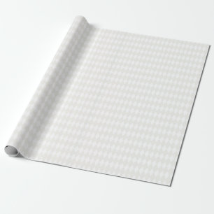 Papier Cadeau Diamants Harlequin Blanc & Ivoire