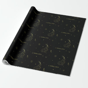Papier Cadeau Diamètre du signe étoile du zodiaque de Capricorne