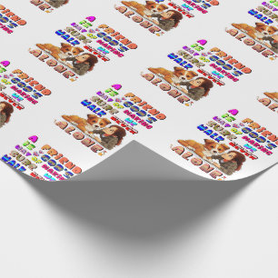 Papier Cadeau Dieux amis, moyen de s'assurer que nous ne marchon