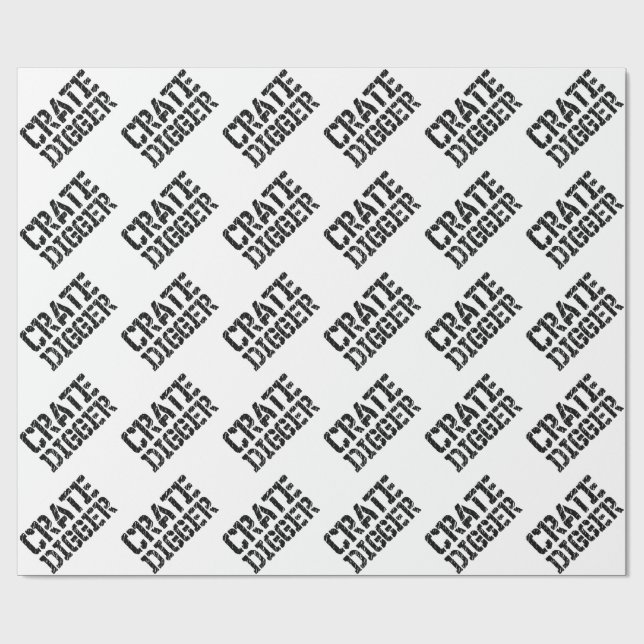 Papier Cadeau Digger de vitesse (Plat)