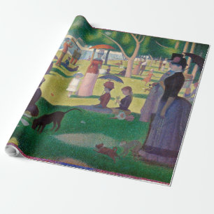 Papier Cadeau Dimanche sur La Grande Jatte Seurat Peinture