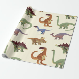 Papier Cadeau Dino dinosaures