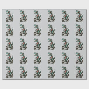 Papier Cadeau Dino en route