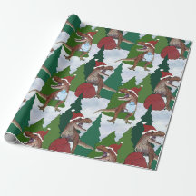 Dinosaur Noël T-Rex Père Noël