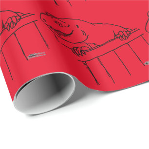 Papier Cadeau Dinosaure de quartier convivial