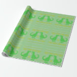 Papier Cadeau dinosaure vert hanoukka laide<br><div class="desc">"dinosaure hanoukka laide pull ",  dinosaure,  passover,  purim,  menorah,  "happy hanoukka",  channuka,  channukah,  hannukah,  Hanoukka</div>