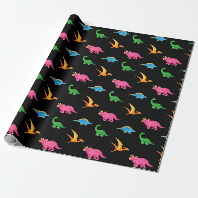 PAPIER CADEAU DINOSAURS (Déroulé)