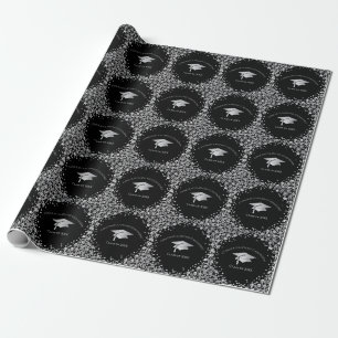 Papier Cadeau Diplômation Noir et Argent