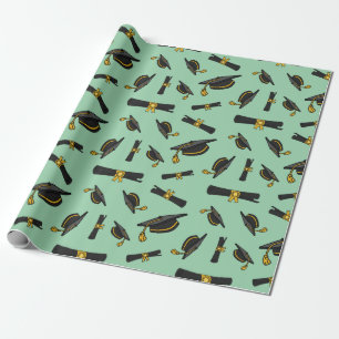 Papier Cadeau Diplôme Classique Félicitation Cadeau sans couture