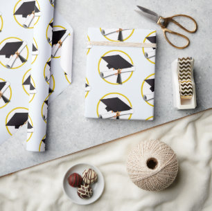 Papier Cadeau Diplôme de Casquette de deuxième année