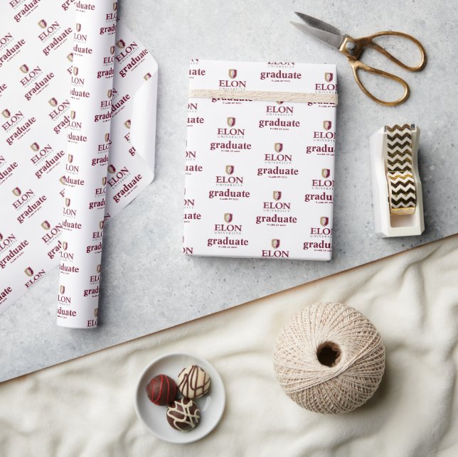 Papier Cadeau Diplôme de l'Université Elon (Artisanat)