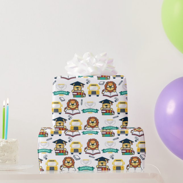 Papier Cadeau Diplôme d'enfants  (Cadeaux de fête)