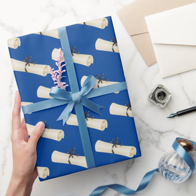 Papier Cadeau Diplôme d'études supérieures avec Bow (Cadeaux)