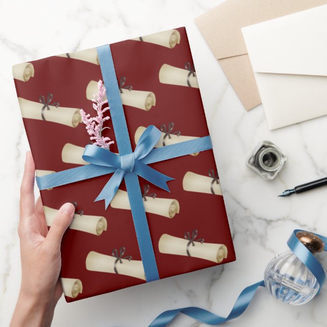 Papier Cadeau Diplôme d'études supérieures avec Bow (Cadeaux)