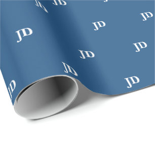 Papier Cadeau Diplômé en droit JD Bleu