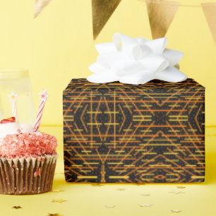 Papier Cadeau Dis Macaroni Et Fromage Fromage Orange Sur Fond No