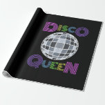 Papier Cadeau Disco Queen Dancing les années 70 1970 Costume Dis<br><div class="desc">Danse cadeau | Disco Queen Dancing les années 70 1970 Costume Disco Ball Woman</div>