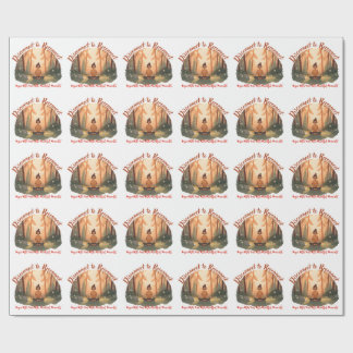 Papier Cadeau Disconnect to reconnect forest meditation art