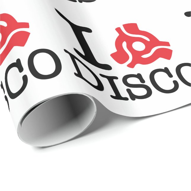 Papier Cadeau Discothèque de l'adaptateur I 45 (Coin rond)