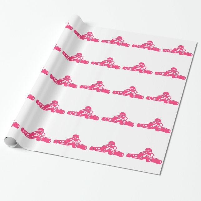 Papier Cadeau Disparaissent le kart (Déroulé)