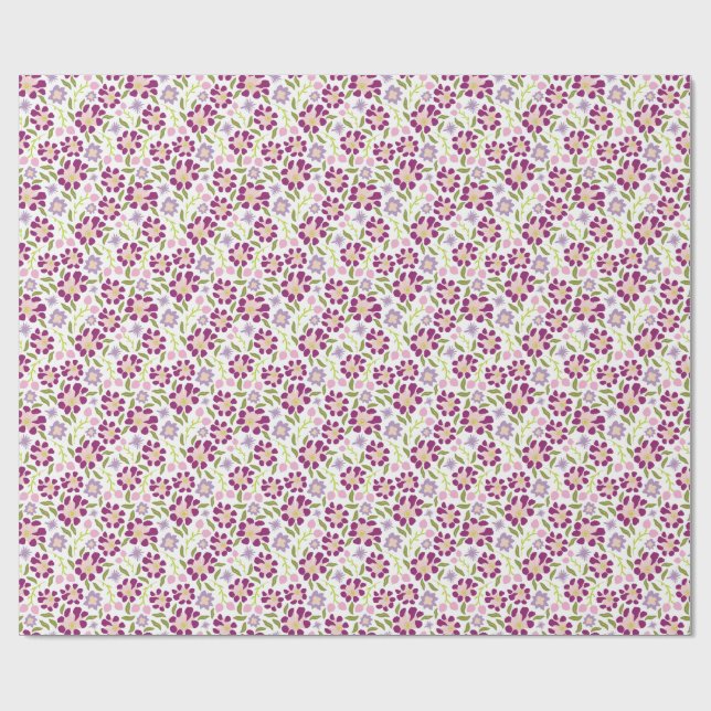 Papier Cadeau Ditsy floral (Plat)