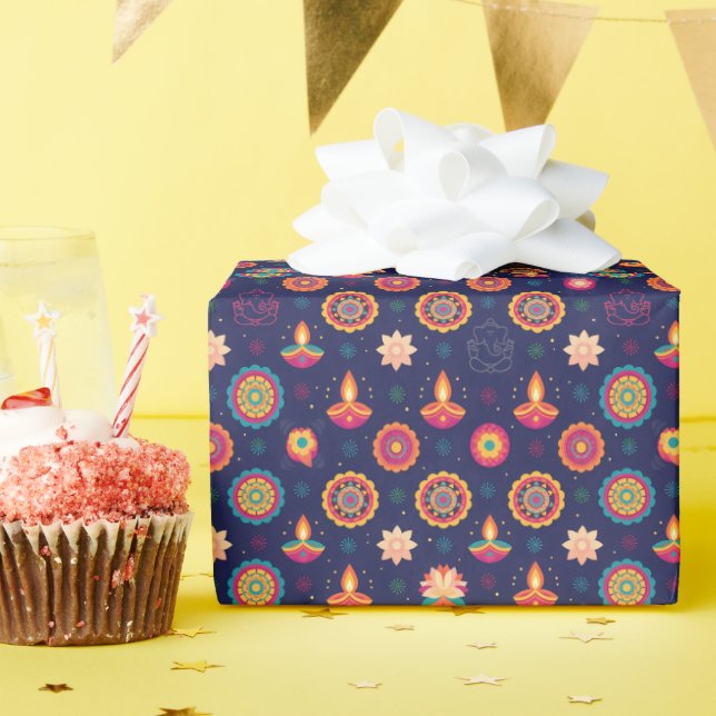 Papier Cadeau Divine Glow Diwali (Fête d'anniversaire)