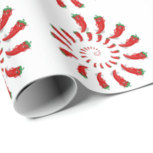 Papier Cadeau Divine Paprika en Spirale Grande