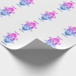 Papier Cadeau Dixième 10e anniversaire de mariage TIN ALUMINIUM<br><div class="desc">Un design pour un couple marié qui célèbre son dixième, 10e anniversaire de mariage. Ce design est un emblème, bouclier comme, avec le texte TIN ALUMINIUM anniversaire, 10 ans, et des anneaux mariages liés. TIN ou ALUMINUM est le cadeau traditionnel pour le dixième anniversaire mariage. Vous pouvez customiser les noms...</div>