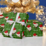 Papier Cadeau DIY Texte<br><div class="desc">Le poison de Sporting Golf. Merry Christmas Golf Ball with DIY text. 📌 If you need further customization, please click the "Click to Customize further" or "Customize or Edit Design" area and use our design tool to resize, rotate, change text color, add text and more. ⭐ This Product est 100%...</div>