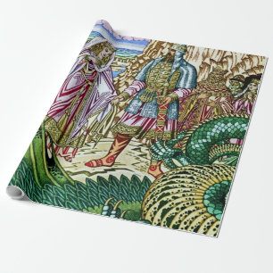 Papier Cadeau "Dobrynya Nikitich secourt Zabava" par Ivan Bilibi