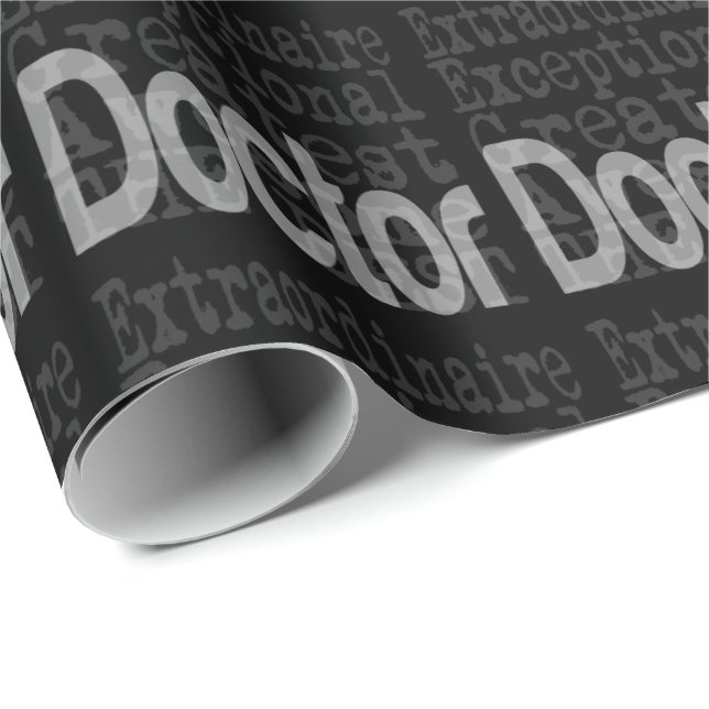 Papier Cadeau Docteur Extraordinaire (Coin rond)