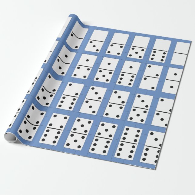 Papier Cadeau Dominos Design (Déroulé)