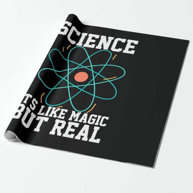 Papier Cadeau Don de scientifique | Science C'Est Comme De La Ma (Déroulé)