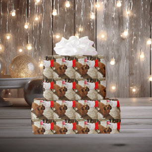 Papier Cadeau Don du Père Noël à la main photo personnelle