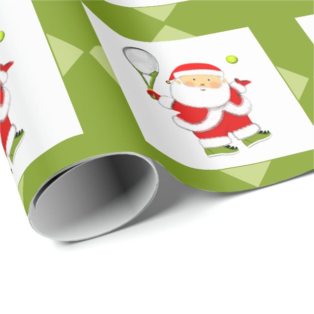 Papier Cadeau Don Tennis Holiday (Coin rond)