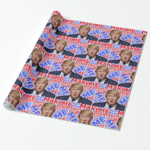 Papier Cadeau Donald Trump